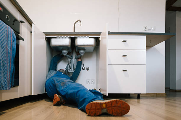 Professional Drain Cleaning technician working in North Richland Hills, TX